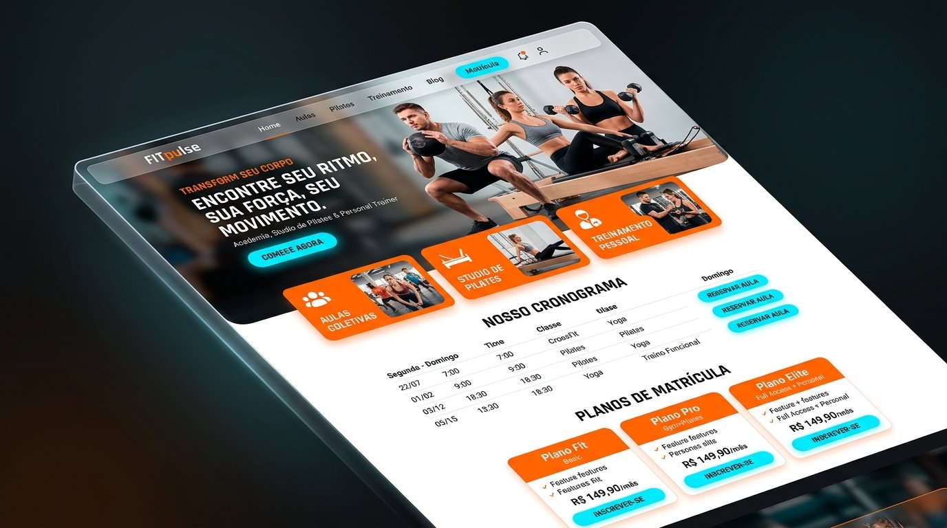 Criador de Site para Academia, Studio de Pilates & Personal Trainer