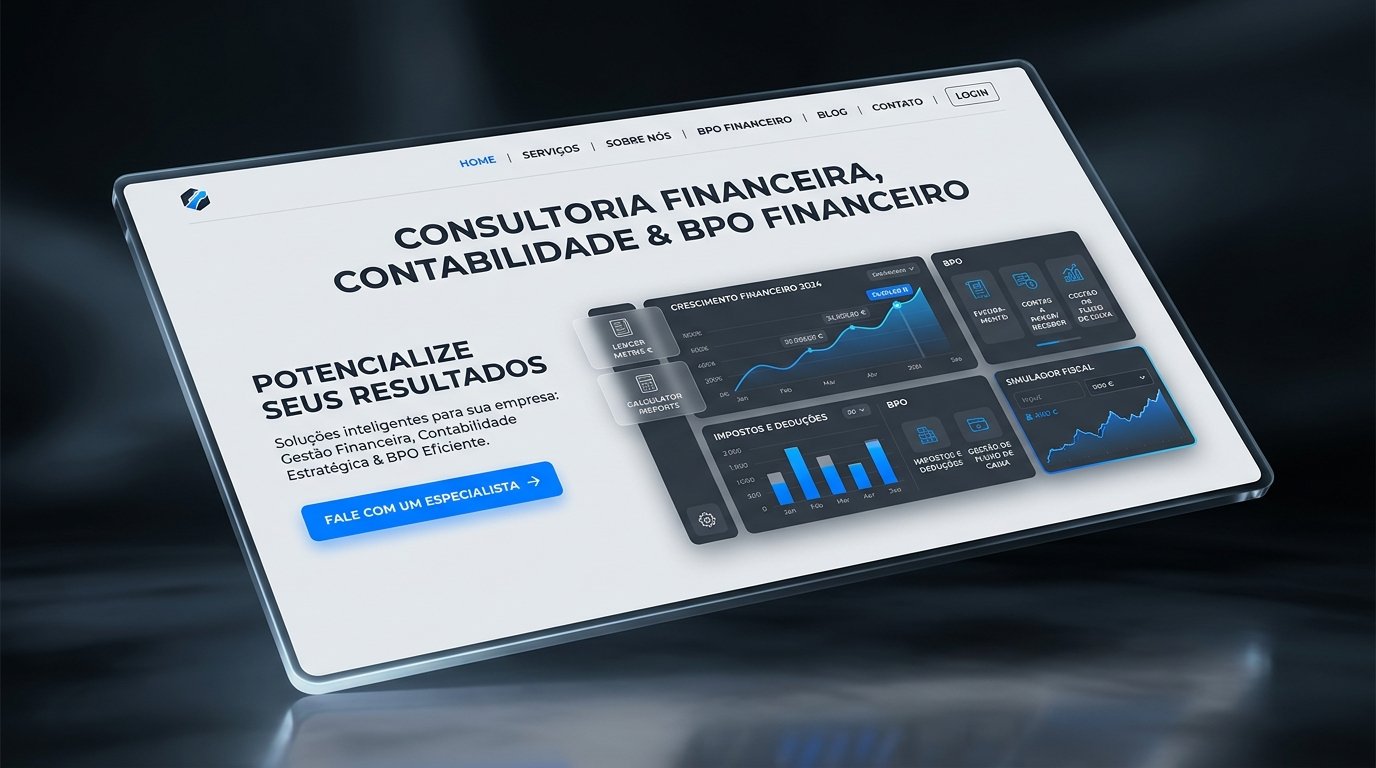 Criador de Site para Consultoria Financeira, Contabilidade & BPO Financeiro