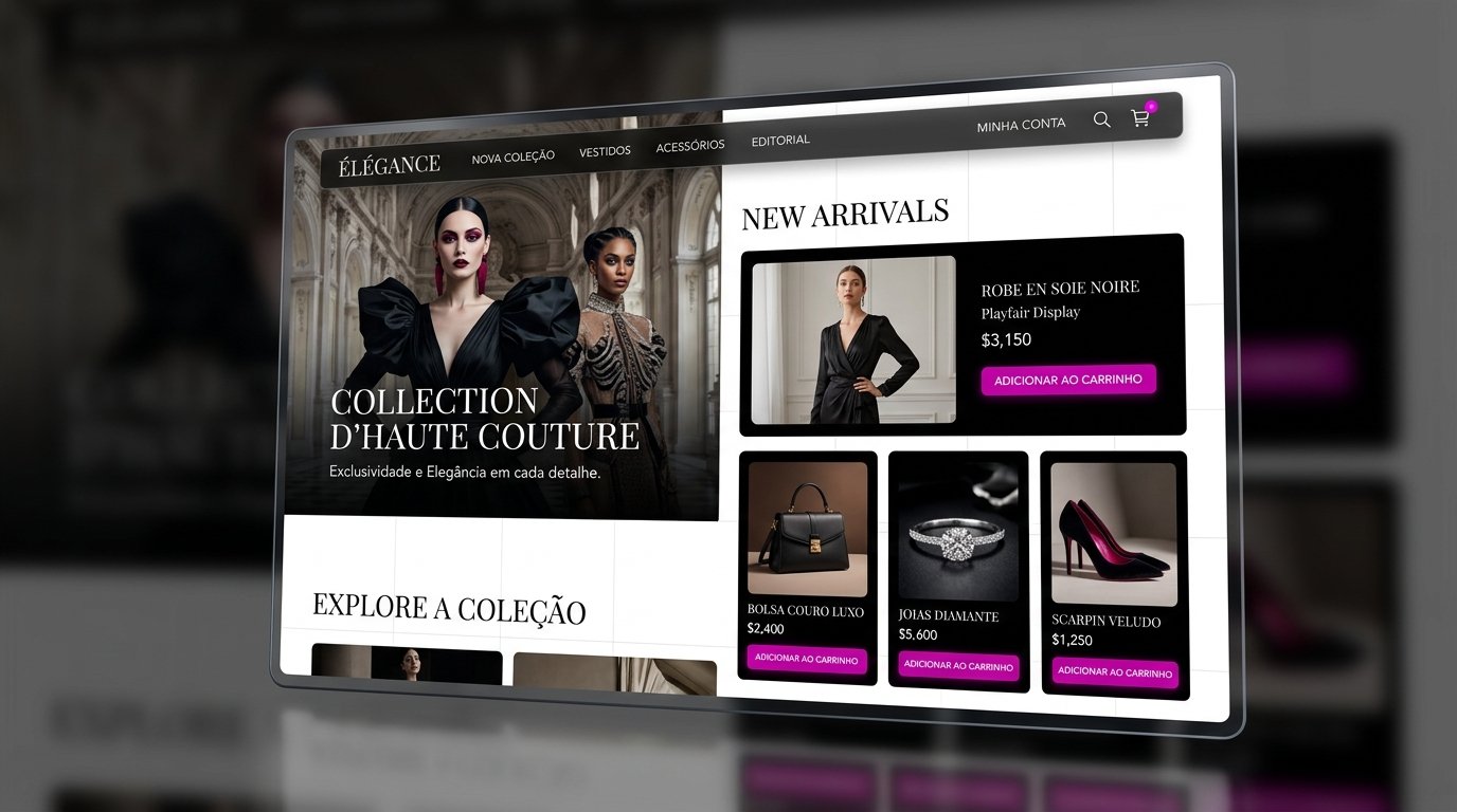 Criador de Site para E-commerce de Luxo & Loja Virtual de Moda