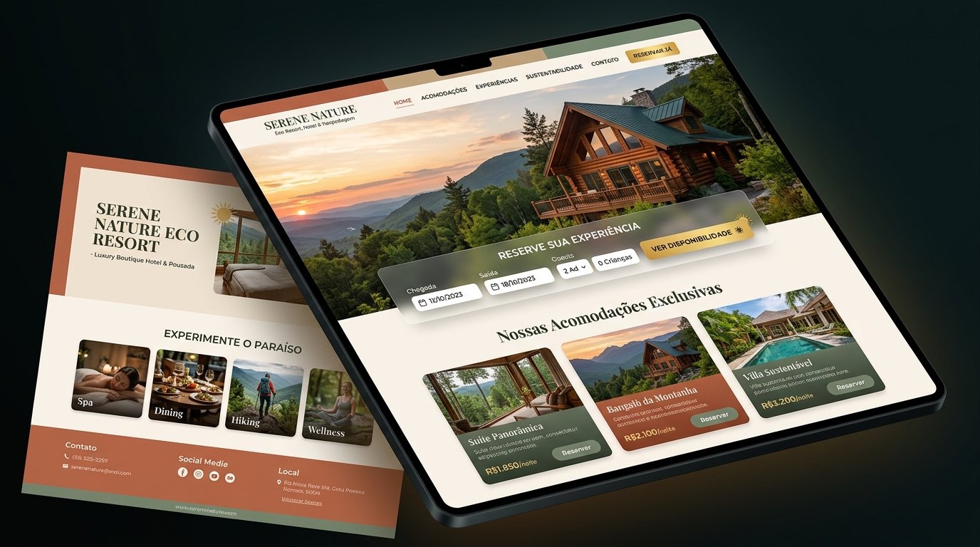 Criador de Site para Hotel, Pousada & Hospedagem de Turismo