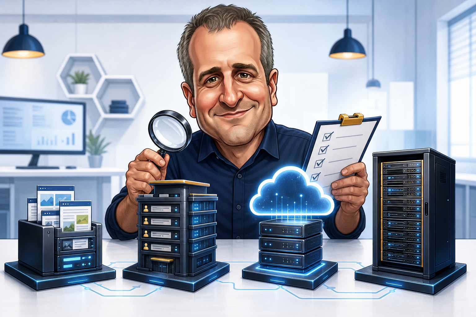 Marcio comparando hospedagem de sites, revenda, VPS em nuvem e servidor Bare Metal