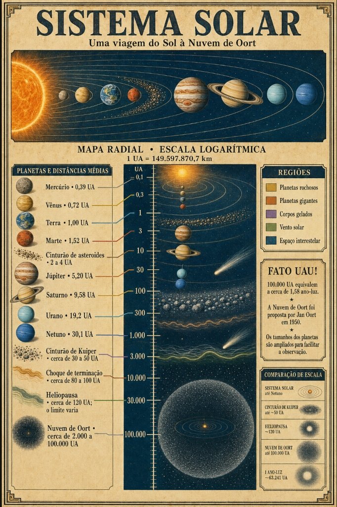 Infográfico Sistema Solar